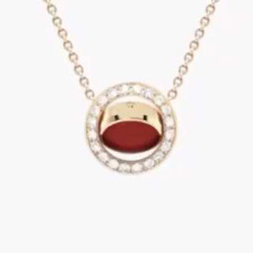 BJ-G33PD300 Flip Semicircular Ball Tie Chain Pendant