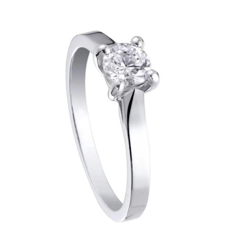 BJ-G34LK500交叉四爪戒指0.5ct