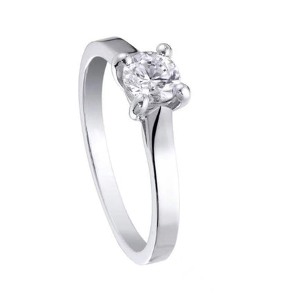 BJ-G34LK500交叉四爪戒指0.5ct