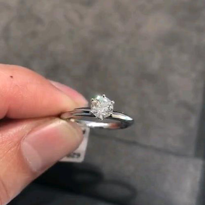 TIF80086149 classic six prong ring