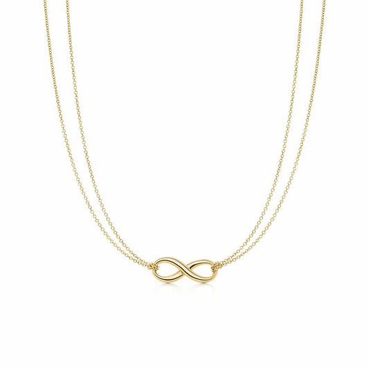 TIF755694389 light gold 8-character pendant (22mm)