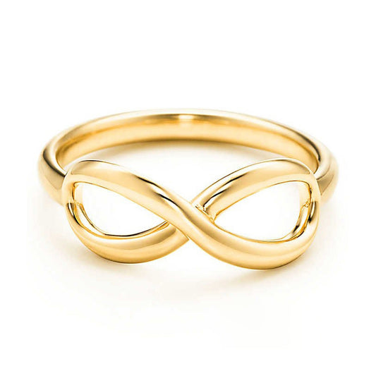 TIF19133947 light gold 8-word ring