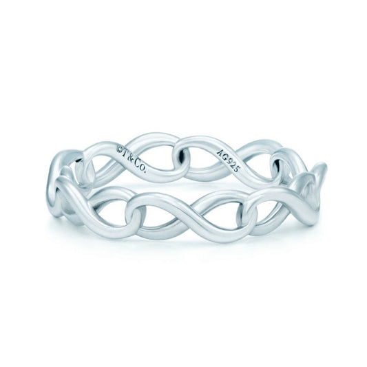 TIF7606775 8-figure light gold ring