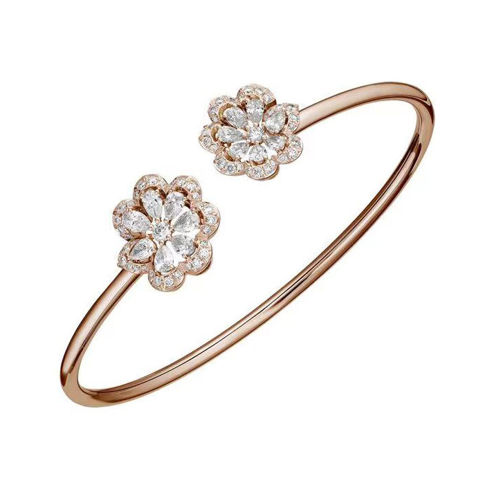 XB-858347-5002 water wave lace open bracelet