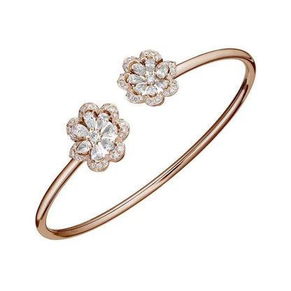 XB-858347-5002 water wave lace open bracelet