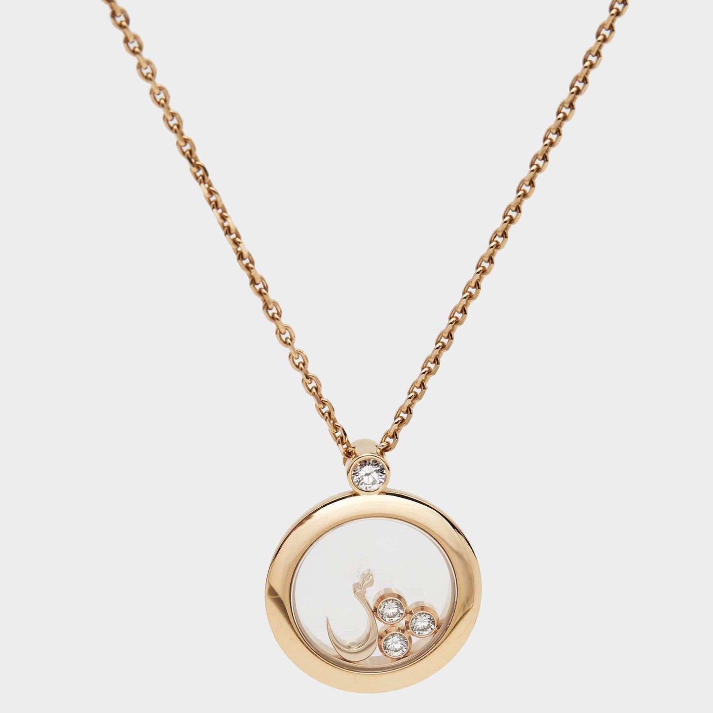 XB-793929-5410 Glass Round Letter Pendant