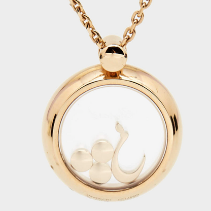 XB-793929-5410 Glass Round Letter Pendant