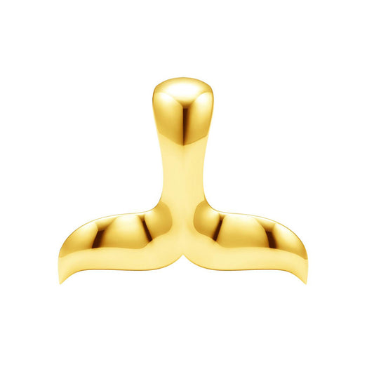 TIF31758569 light gold dolphin tail pendant