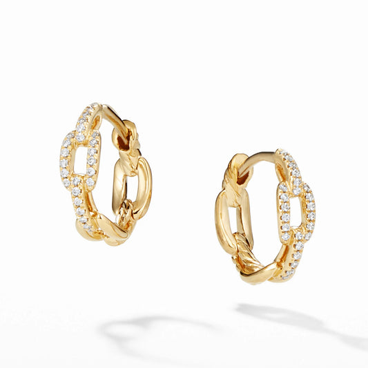 DWYM-E12926D88ADI full diamond twisted rope earring clip earrings