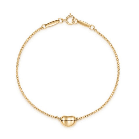 TIF34699352 light gold bean bracelet