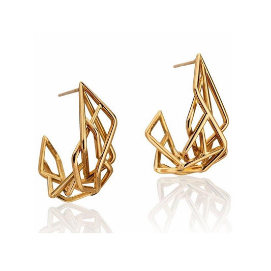 TIF77096998 multi-line staggered personalized earrings