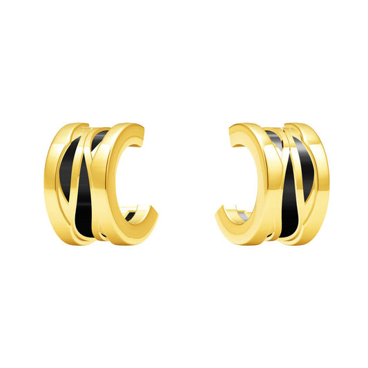BGL-OR203499 streamlined Baogai ceramic earrings