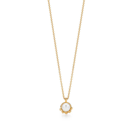 TIF84290555 olive branch pearl pendant