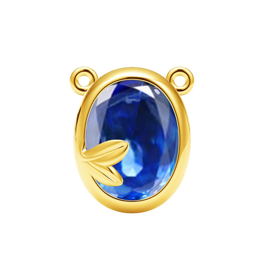 TIF80619899 egg-shaped leaf blister pendant