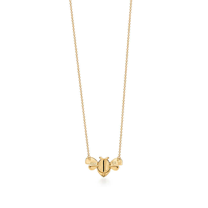 TIF5717876 letter light gold ladybug tether pendant