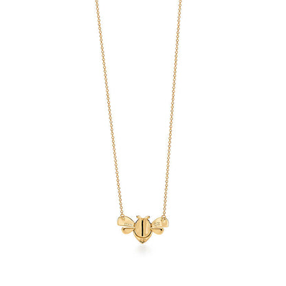 TIF5717876 letter light gold ladybug tether pendant