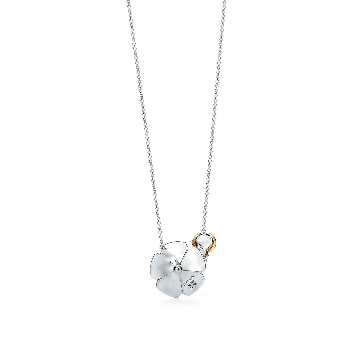 TIF58252928 five-petal flower ladybug combination color chain pendant