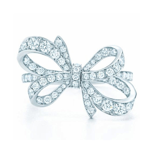 TIF44157808 full diamond bow large ring