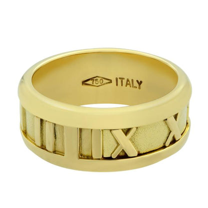 TIF20717089 light gold Roman numeral ring