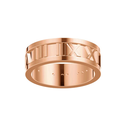 TIF47166931 middle back cover light gold Roman numeral ring