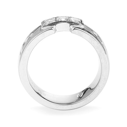 TIF88208584 guest version three diamond Roman font wide ring