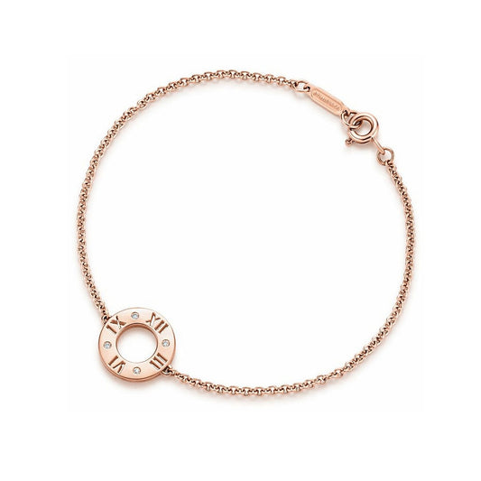 TIF14293999 round diamond Roman bracelet
