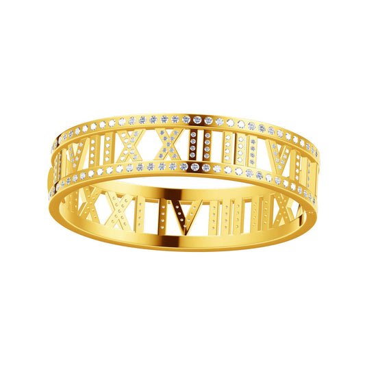TIF85823868 Roman full diamond medium size bracelet