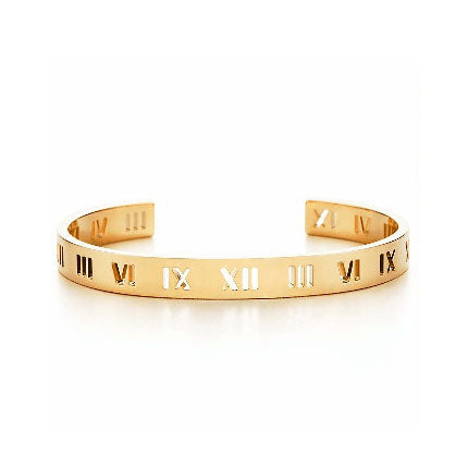 TIF29708181 light gold open Roman bracelet