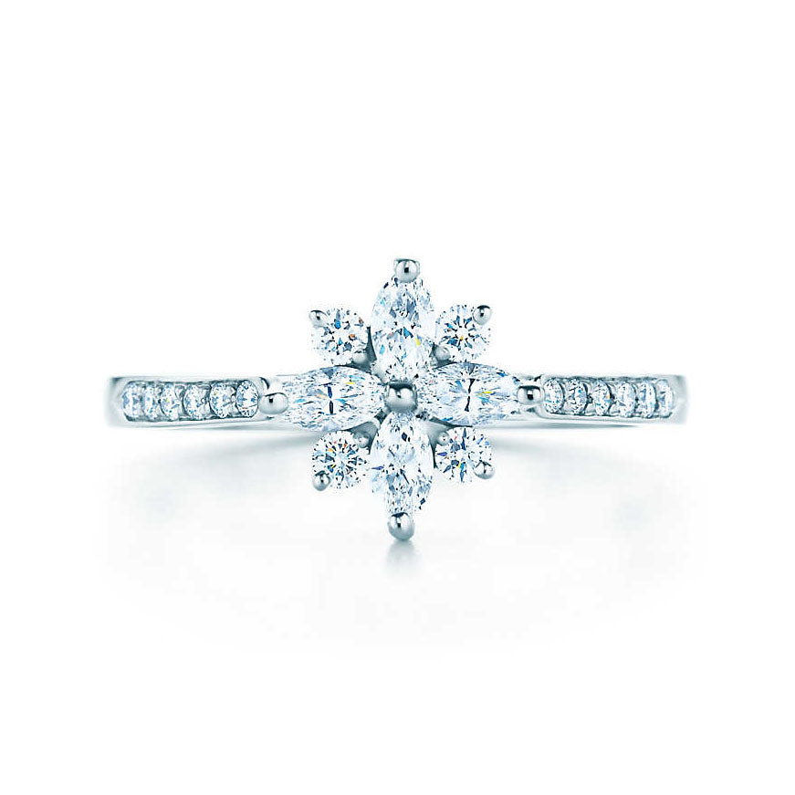 TIF10272968 snowflake marquise round diamond ring