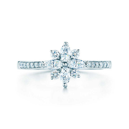 TIF10272968 snowflake marquise round diamond ring