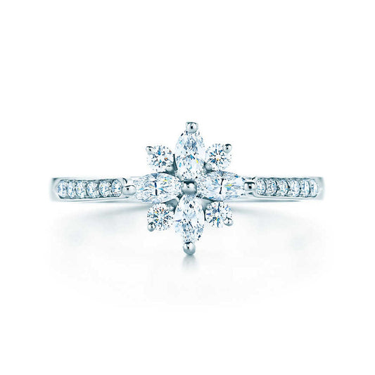 TIF10272968 snowflake marquise round diamond ring