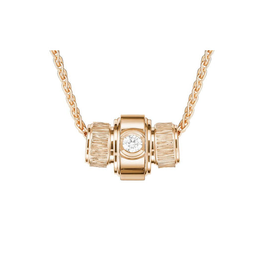 BJ-G33PI200 Time Comes Carved Solitaire Diamond Pendant Palace Style Totem