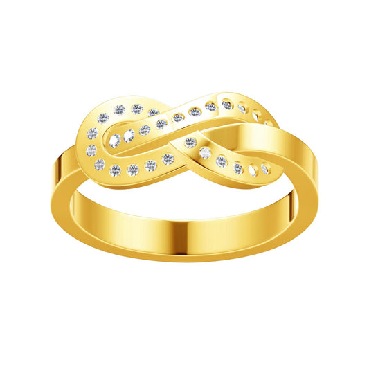 TIF39989518 stone twisted rope 8-word ring