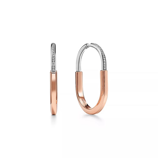 TIF71855201 twisted lock color earrings