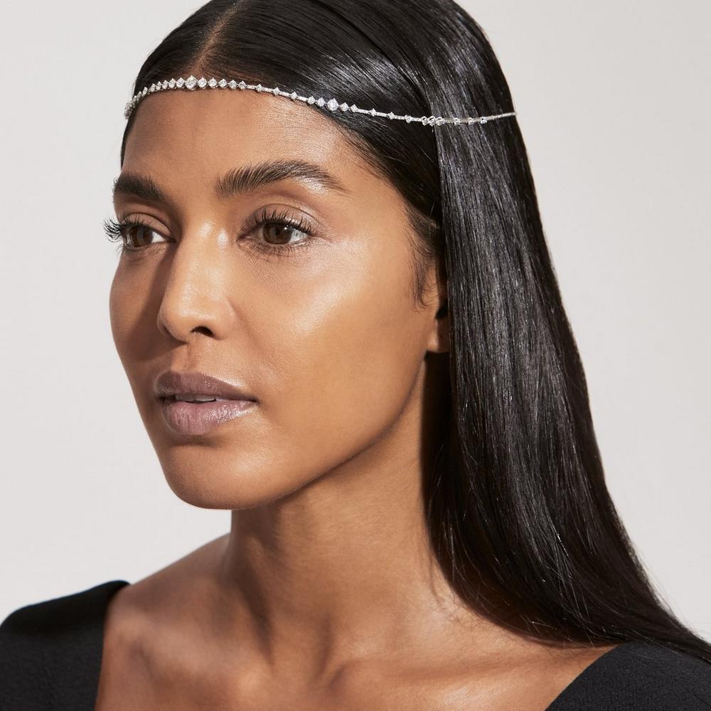 DBES-N1031200070 bar diamond necklace headband