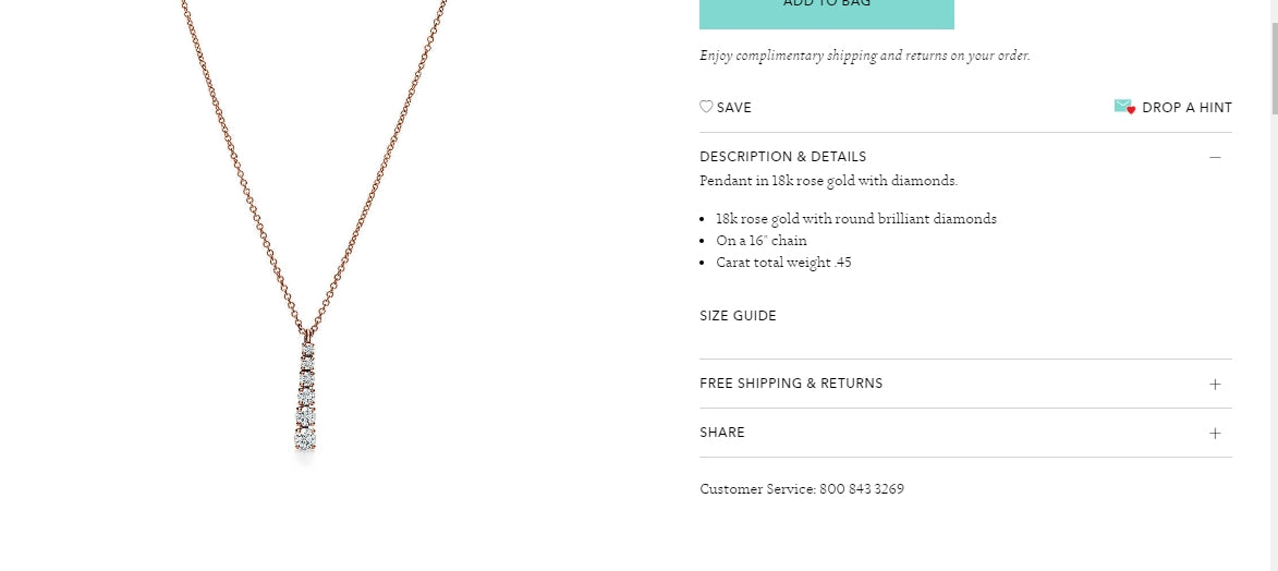 TIF82412214 vertical stone pendant