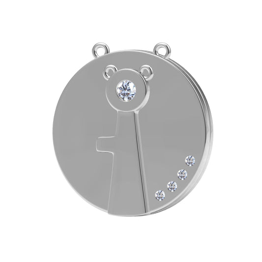 TIF25386296 disc diamond pendant
