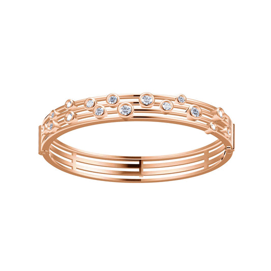TIF14520723 bezel set diamond hollow bracelet