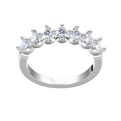 TIF76451016U groove prong inlay ring 13#
