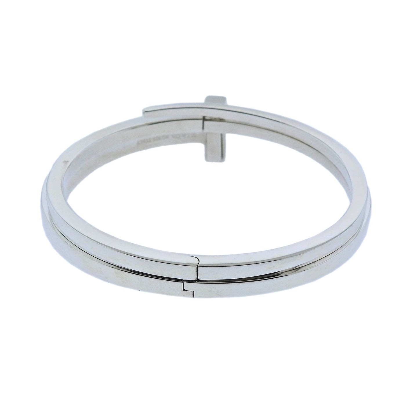 TIF85370100 T-shaped square wrap bracelet with diamonds 18#