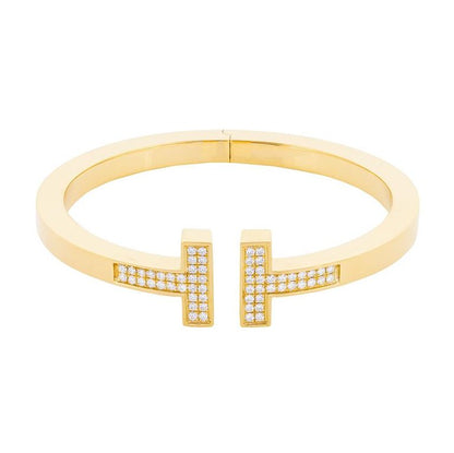 TIF55180819 guest version double-ended T-shaped diamond square bracelet 15#
