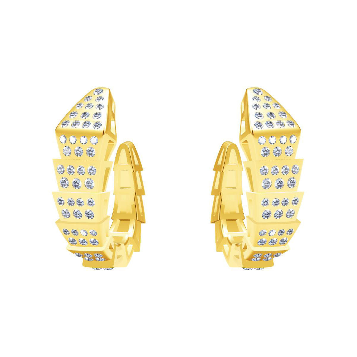BGL-OR782375 snake earrings