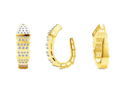 BGL-OR782375 snake earrings