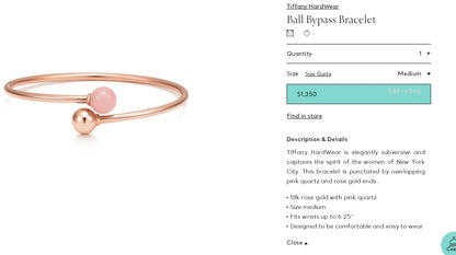 TIF80615194 round bead hollow bracelet