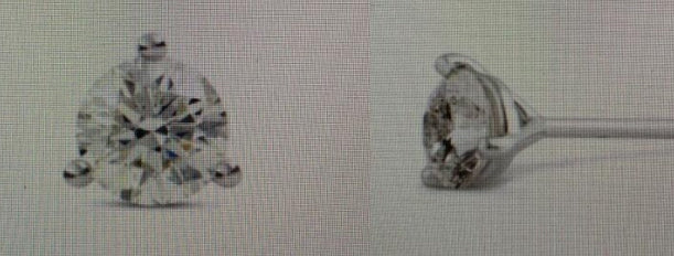 TIF13871353 three-prong round diamond earrings
