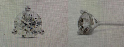 TIF13871353 three-prong round diamond earrings