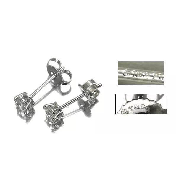 TIF33093939 crossed four-prong earrings