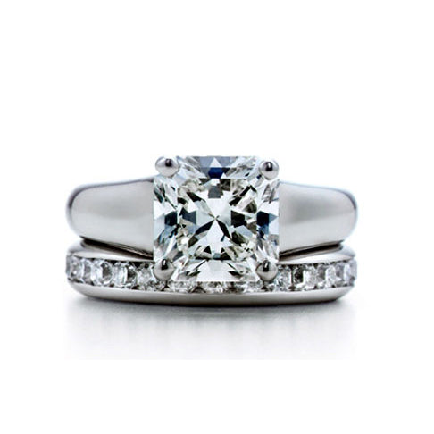 TIF7030374 square diamond ring 14.5#