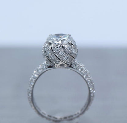 TIF25336216 full diamond bud xiaolongbao diamond ring