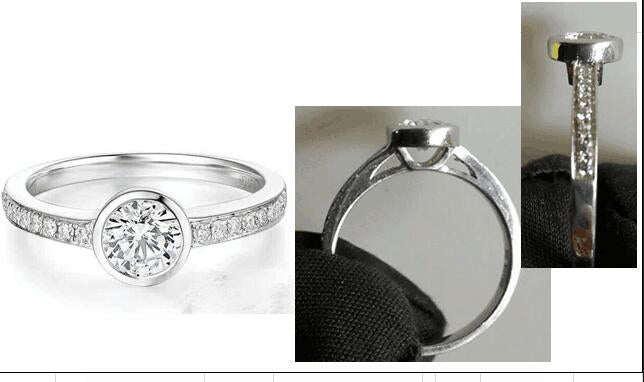 TIF25488724 Baotong half diamond straight arm diamond ring 11#